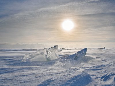 North Pole sunset