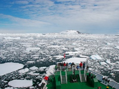 View from the bow