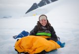 Camping on the ice