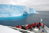 Dramatic view of glacier