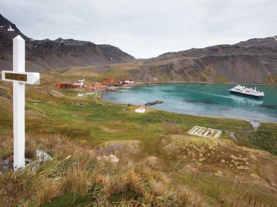 The abandoned whaling station in South Georgia Island