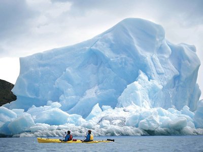 Antarctic kayaking