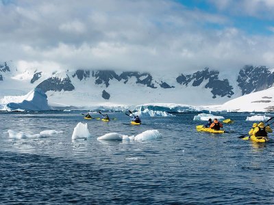 Kayaking Antarctica