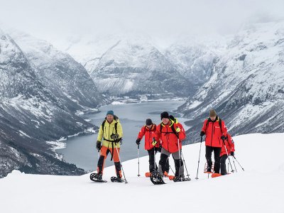 Snowshoeing