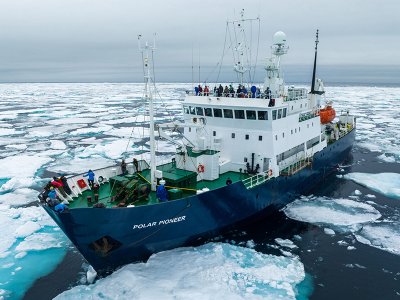 Polar Pioneer cabin up close