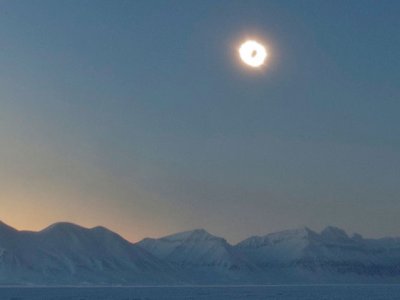Arctic solar eclipse