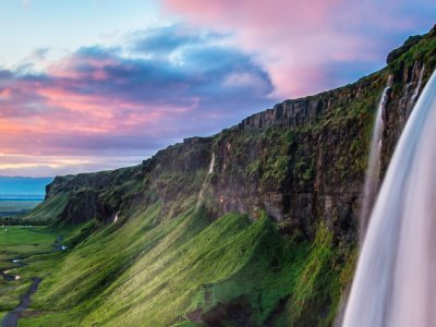 Iceland waterfall