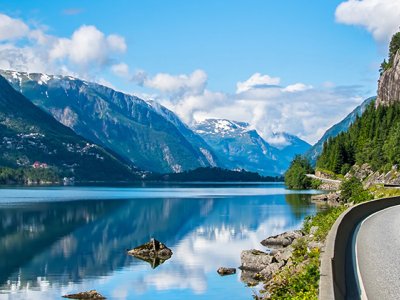 Norway coast road