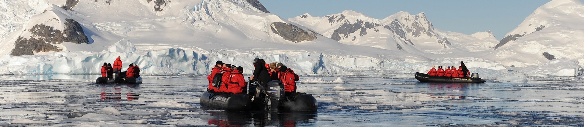 Antarctica zodiacs