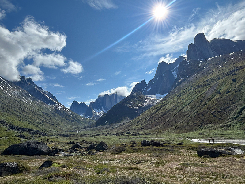 South Greenland's sunny skies