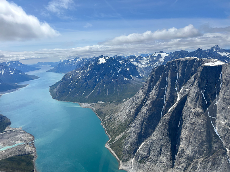 Felipe's view from Quark's helicopter